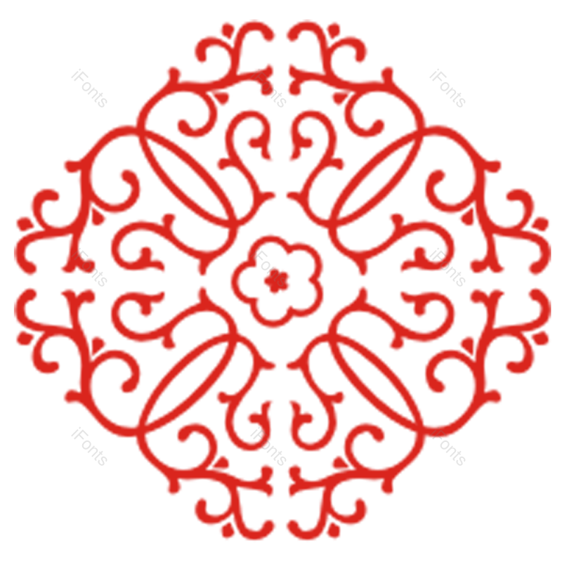 剪纸花纹图片,植物图案元素,古典花纹PNG,剪纸图案免抠素材